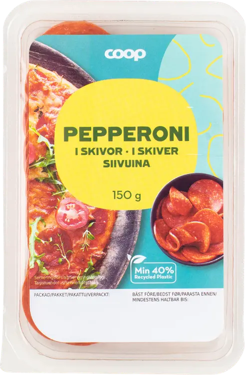 Coop pepperoni siivuina 150 g