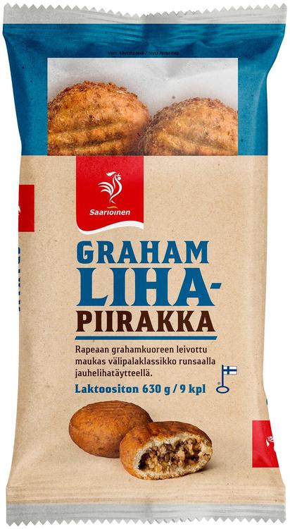 Saarioinen Grahamlihapiirakka 9kpl 630g