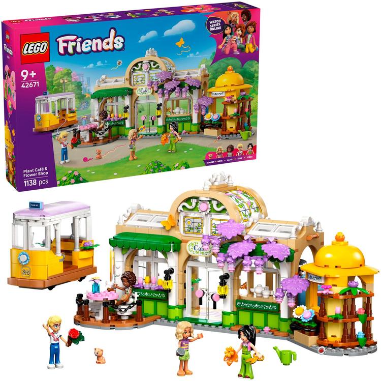 LEGO® Friends 42671 Kasvikahvila ja kukkakauppa
