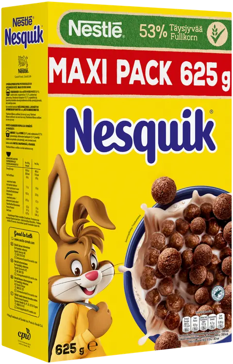 Nestlé Nesquik 625g kaakaomurot vehnästä ja maissista