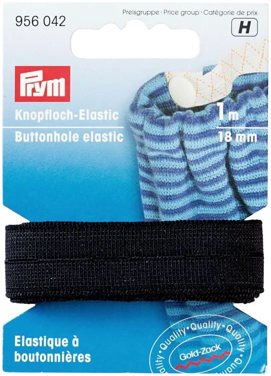 Prym reikäkuminauha 18mm 1m/pakkaus