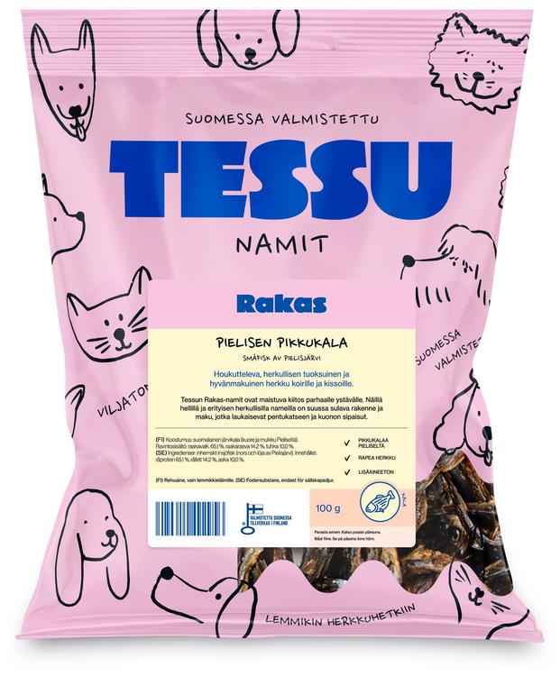 Tessu Rakas Pielisen pikkukala 100g
