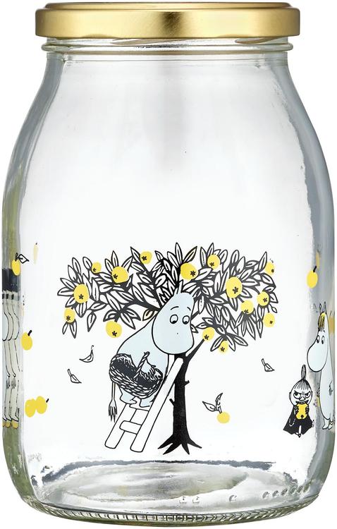 Muurla Muumi lasipurkki 1L Omenat