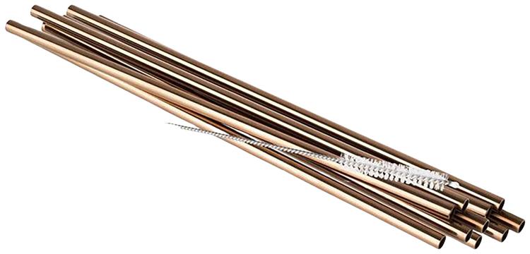 Joogikõrred 21,5 cm ø 8 mm 10 tk r/v teras + hari
