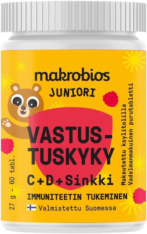 Makrobios Juniori Vastustuskyky 60 tablettia 27g