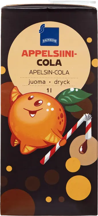 Rainbow appelsiini-colajuoma 1l