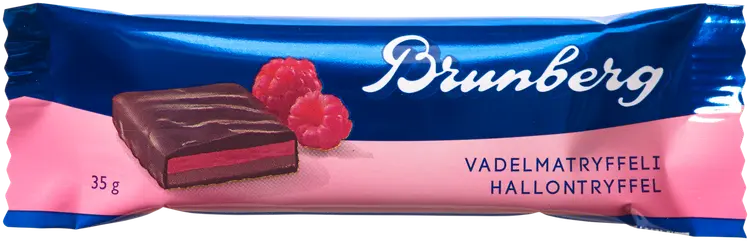 Brunberg Vadelmatryffelipatukka 35g