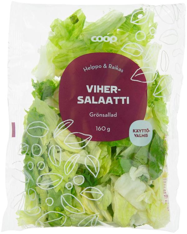 Coop vihersalaatti 160 g