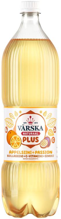 Värska Naturaal Plus Appelsiini-Passion kollageeni + C-vitamiini+sinkki 1,5L