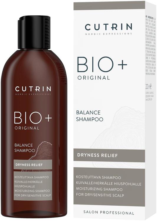 CUTRIN BIO+ Originals Shampoo kuivalle hiuspohjalle 200 ml