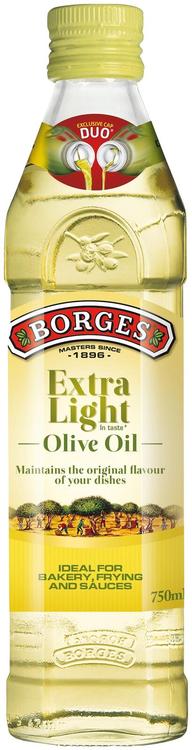 Borges oliiviõli rafin.ja väärisoliivõli Extra Light 750ml