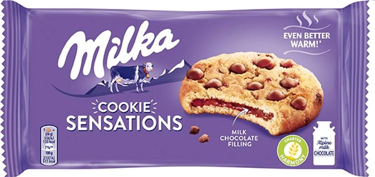 Milka Sensatsion šokolaaditäidisega küpsised 156 g