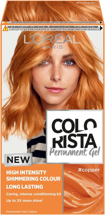 L'Oréal Paris Colorista Permanent Gel #Copper kestoväri 1kpl