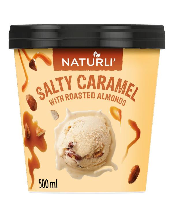 Naturli salty caramel ice dream vegaaninen jäätelö 500ml