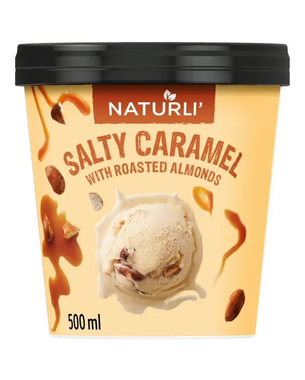 Naturli salty caramel ice dream vegaaninen jäätelö 500ml