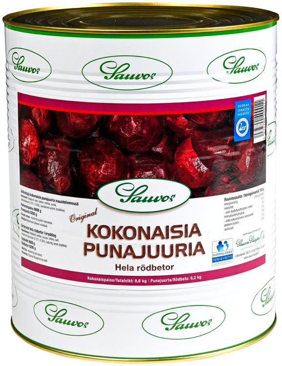 Sauvon kokonainen punajuuri