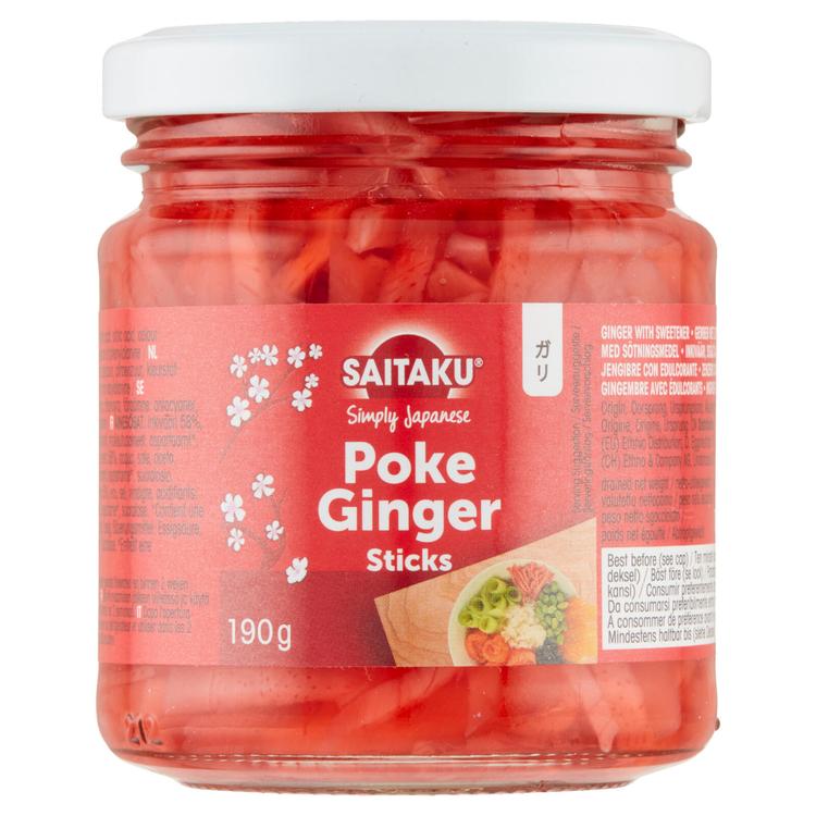 Saitaku poke inkiväärisuikaleet 190g/110g