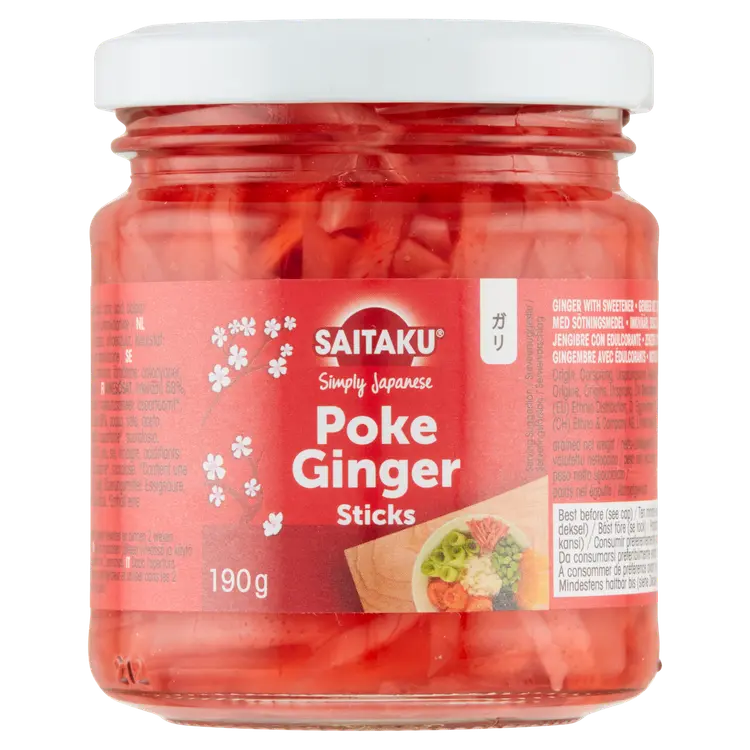 Saitaku poke inkiväärisuikaleet 190g/110g