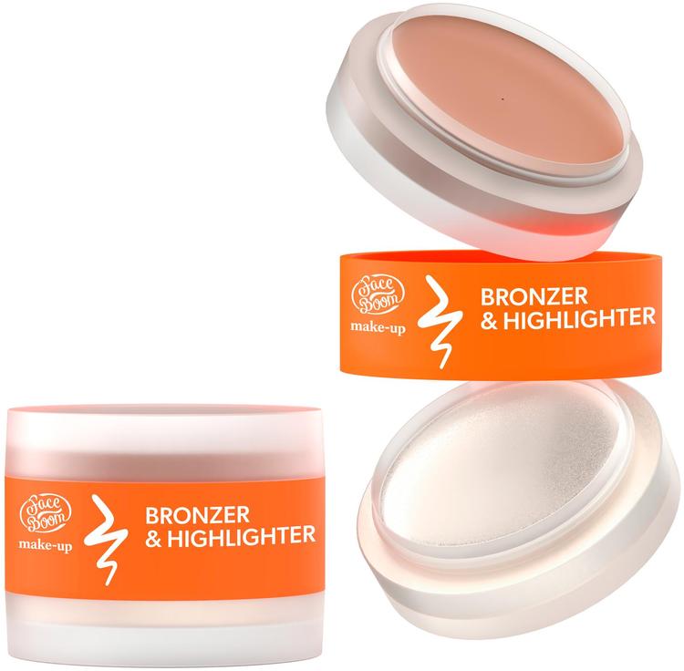 Faceboom bronzer & highlighter 01 Cool