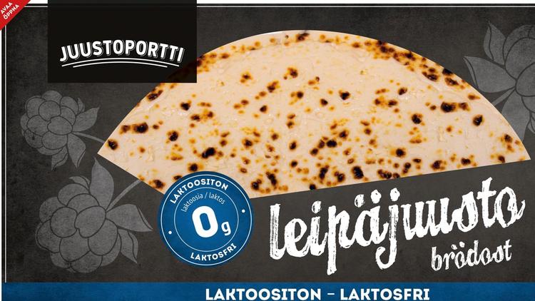 Juustoportti Leipäjuusto noin 500 g laktoositon