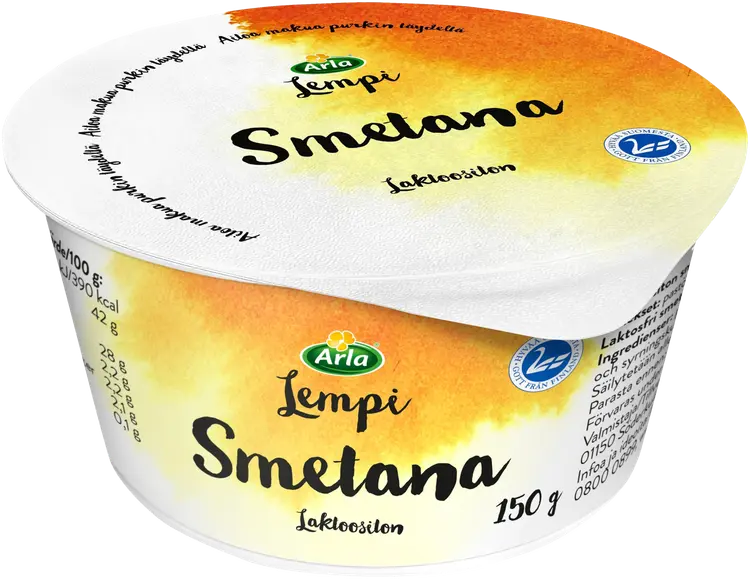 Arla Lempi Smetana 150 g laktoositon