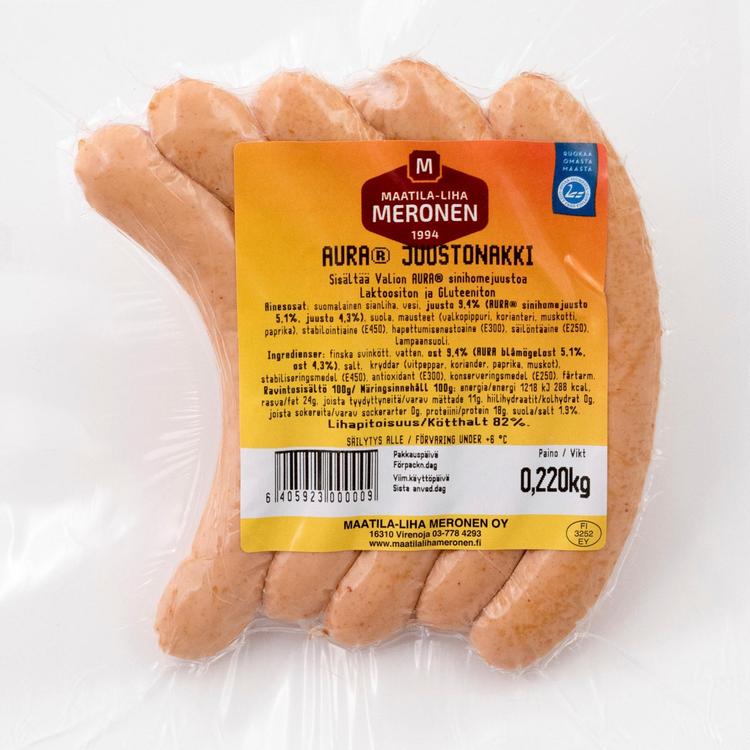 Meronen 220g Aura® juustonakki