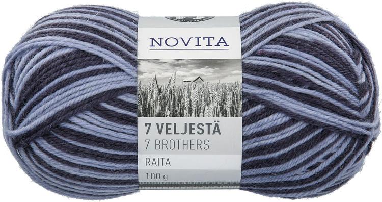Novita 7 Veljestä Raita 100g tyrsky 890