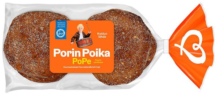 Porin Leipä Porin Poika PoPe 6kpl/420g