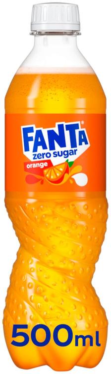 Fanta apelsini zero karastusjook 500ml