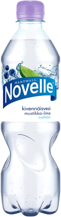Hartwall Novelle Mustikka-Lime kivennäisvesi 0,5 l
