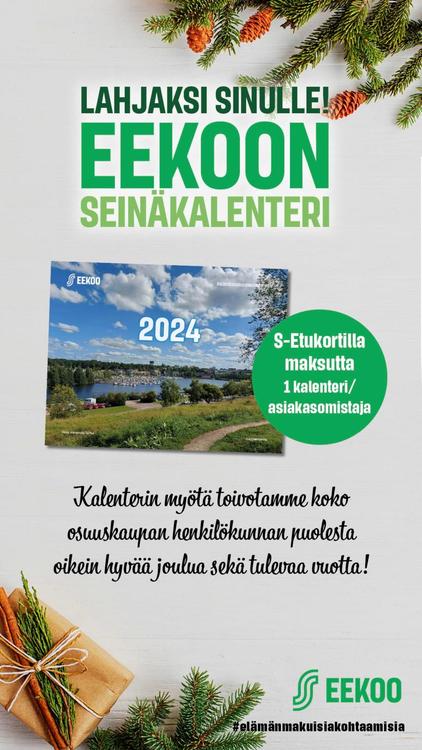 Eekoo seinäkalenteri 2025