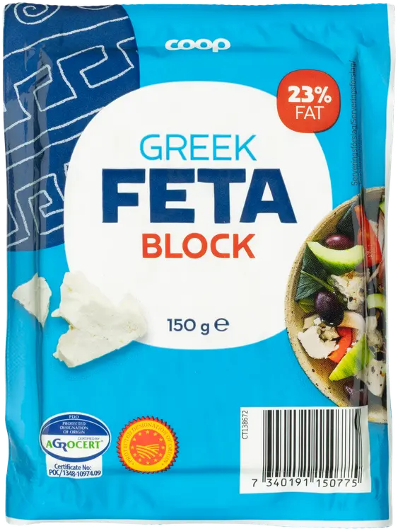Coop fetajuusto vähälaktoosinen 150 g SAN