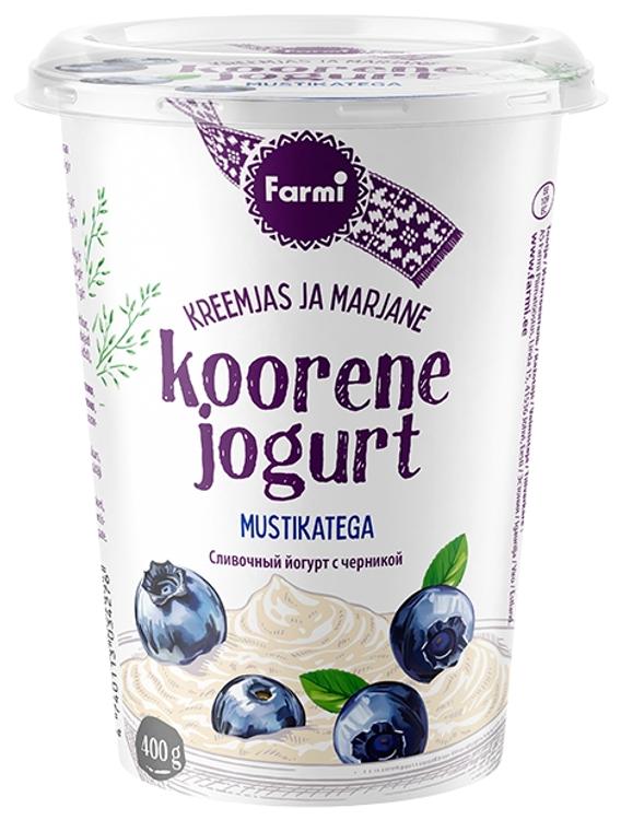 Koorene mustikajogurt, 400 g