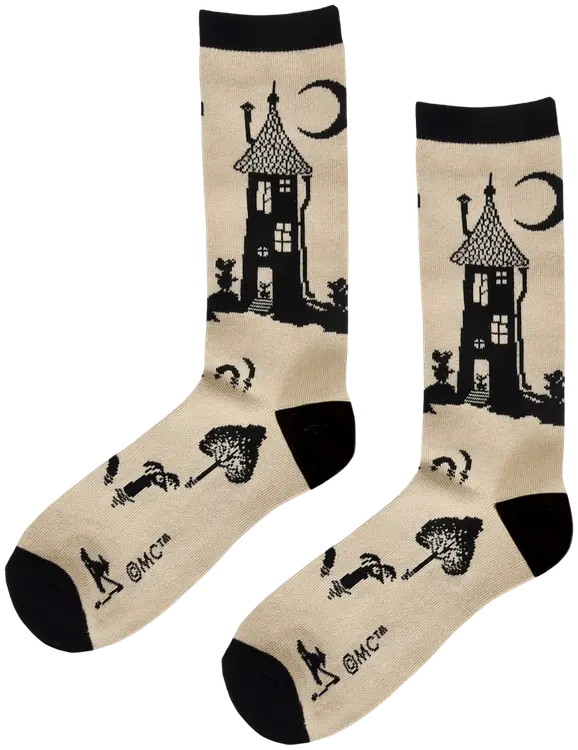 Moomin By Nordicbuddies miesten sukat Muumitalo MOOMIN 80 juhlavuosisukat