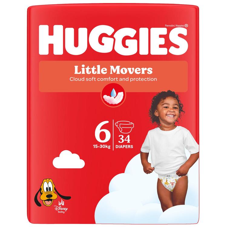 Huggies Teippivaippojen koot 6 34 st