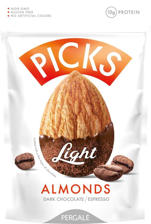 Pergalé Almonds with dark chocolate and coffee 90 g