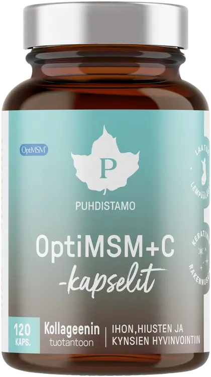 Puhdistamo OptiMSM+C -kapseli 120 kaps