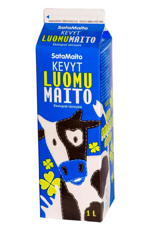 Satamaito kevyt luomumaito ESL 1l