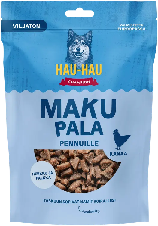 Hau-Hau Champion Viljaton Makupala pennuille kana 200 g
