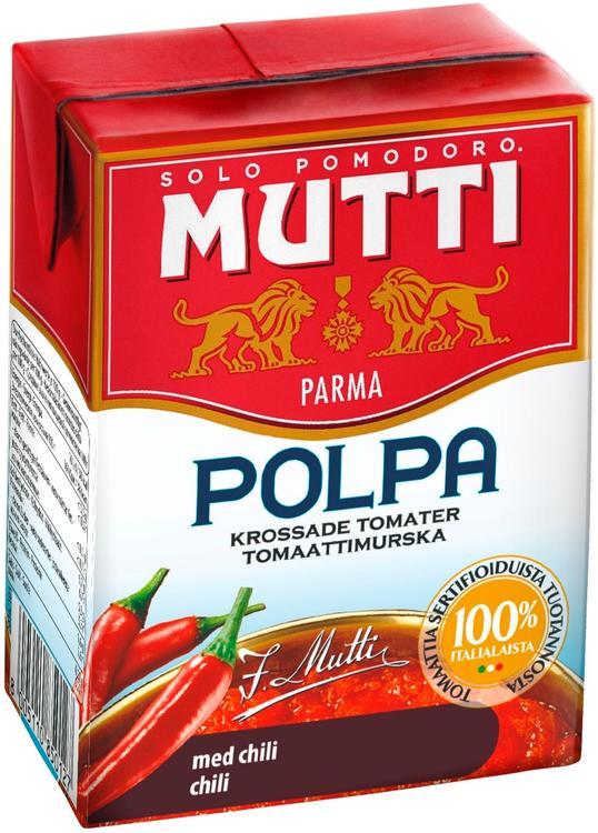 Mutti Polpa chilipippuri hieno tomaattimurska 390g