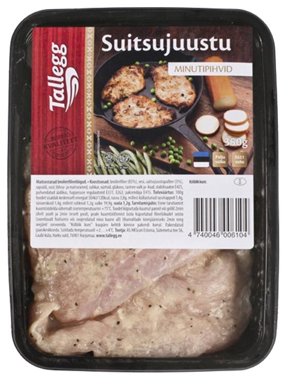 Juustuga minutipihv broileri-rinnafileest 350g