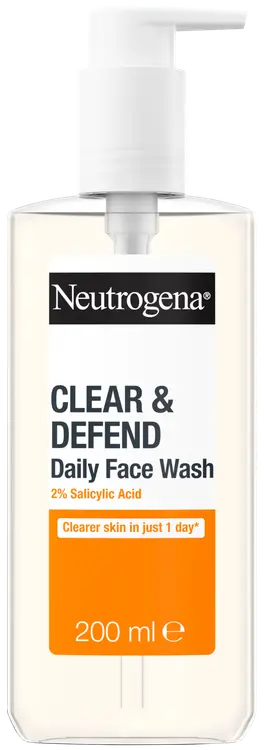 Neutrogena Clear & Defend Facial Wash puhdistusgeeli 200 ml