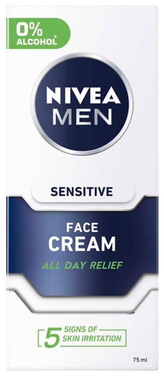 NIVEA MEN 75ml Sensitive Face Cream -kasvovoide
