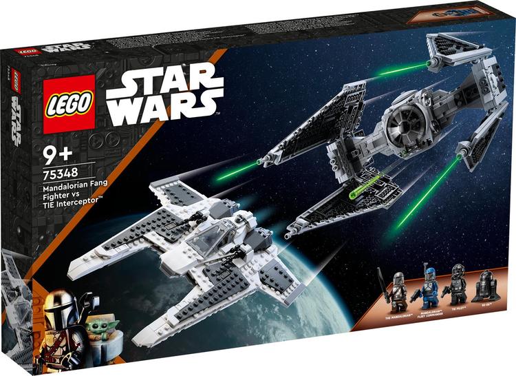 LEGO Star Wars 75348 Mandalorialainen Fang-hävittäjä vs. TIE-torjuntahävittäjä