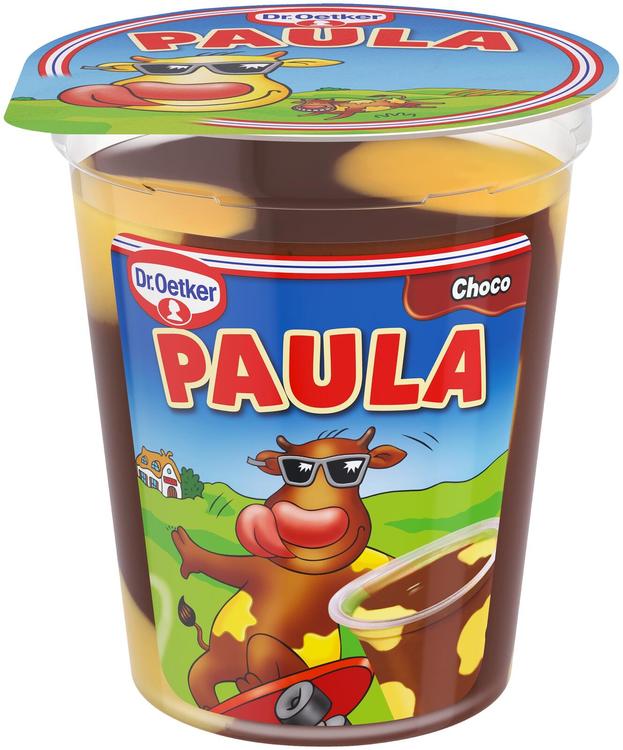 Dr. Oetker PAULA Suklaanmakuinen vanukas ja vaniljanmakuiset täplät 125 g