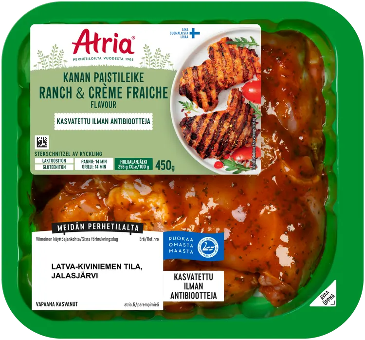 Atria Kanan Paistileike Ranch & Crème Fraiche Flavour 450g