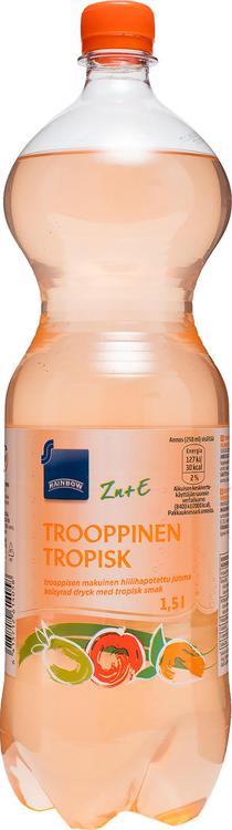 Rainbow 1,5l hiilihapotettu juoma trooppinen Zn+E
