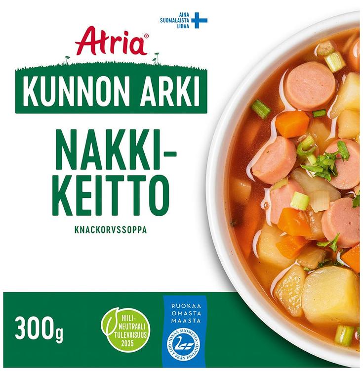 Atria Kunnon Arki Nakkikeitto 300g