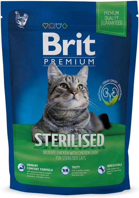 Brit Premium Cat steriloiduille kissoille 1,5 kg