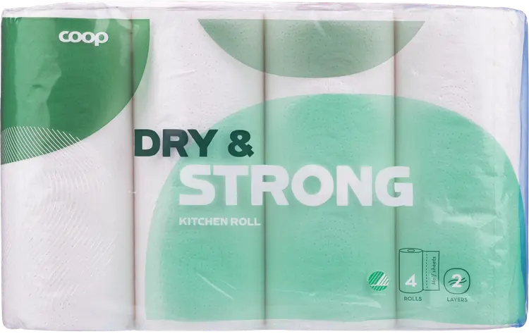 Coop talouspaperi puoliarkki Dry & Strong 4 rl